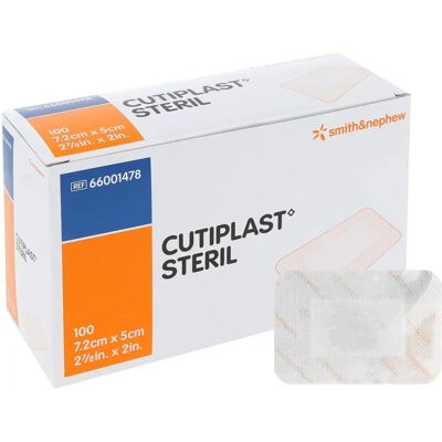 Smith & Nephew Cutiplast Steril - Compresses pour blessures - Publicité Smith & Nephew Cutiplast Steril - Compresses pour blessures - Publicité