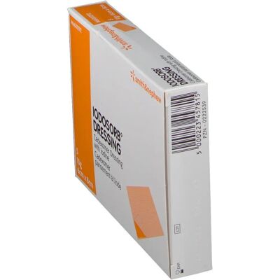 Smith Nephew Smith & Nephew Iodosorb Bandage - 6x8cm - Compresses d'iode stériles Smith Nephew Smith & Nephew Iodosorb Bandage - 6x8cm - Compresses d'iode stériles
