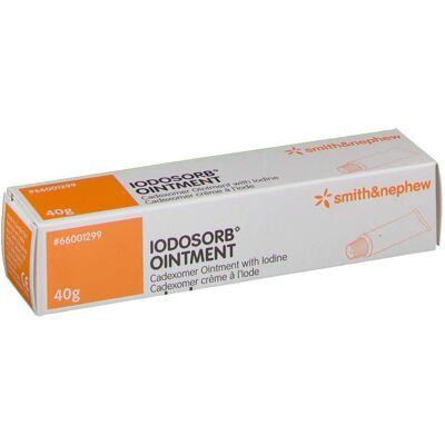 Smith & Nephew Iodosorb 40g Steriele Zalf - Wondzorg Smith & Nephew Iodosorb 40g Steriele Zalf - Wondzorg