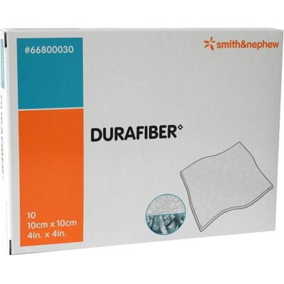 Smith & Nephew Durafiber 10x10 cm Pansement de Plaie - Wound Dressing - Publicité Smith & Nephew Durafiber 10x10 cm Pansement de Plaie - Wound Dressing - Publicité