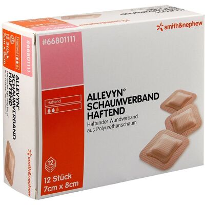 Smith & Nephew Allevyn Schaumverband 7x8cm - Wundmanagement Smith & Nephew Allevyn Schaumverband 7x8cm - Wundmanagement