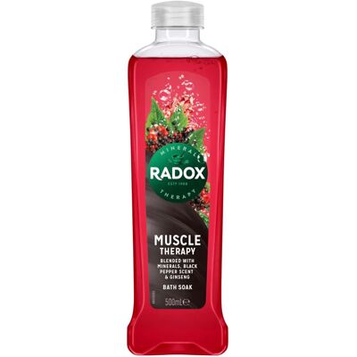Radox Muscle Therapy Bath Soak Black Pepper & Ginseng Radox Muscle Therapy Bath Soak Black Pepper & Ginseng