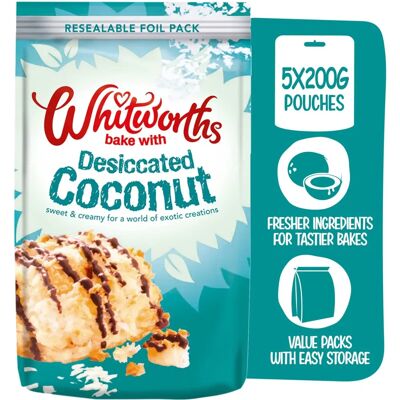 Whitworths - Bake with Desiccated Coconut - 200g Whitworths - Bake with Desiccated Coconut - 200g