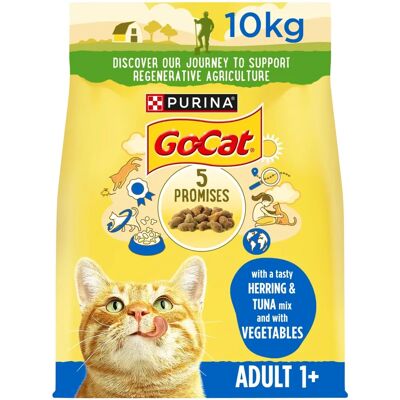 Go-Cat Adult Cat Food with Herring, Tuna & Vegetables - Cat Food Go-Cat Adult Cat Food with Herring, Tuna & Vegetables - Cat Food