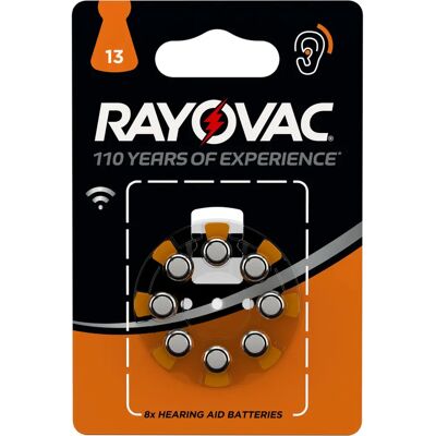 Batterie à air de zinc Rayovac 4606.745.418 - Argent - Type : Pile bouton - 1,45V - Publicité Batterie à air de zinc Rayovac 4606.745.418 - Argent - Type : Pile bouton - 1,45V - Publicité