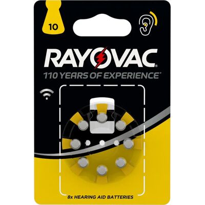 Pile Rayovac PR70 Zinc-Air - Pile ménagère - Publicité Pile Rayovac PR70 Zinc-Air - Pile ménagère - Publicité