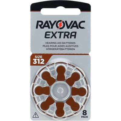 Rayovac Extra 312 Hörselapparatbatterier - 120 st Rayovac Extra 312 Hörselapparatbatterier - 120 st