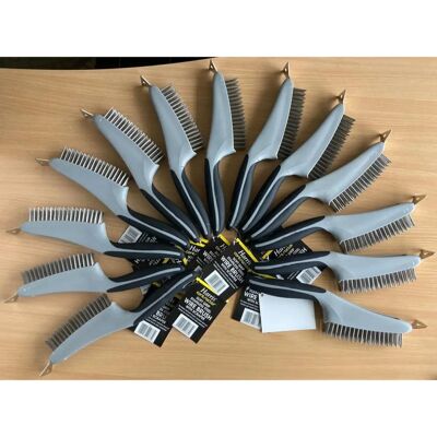 Harris Stainless Steel Wire Brush - Heavy Duty Rust Removal - 24 Pack Harris Stainless Steel Wire Brush - Heavy Duty Rust Removal - 24 Pack
