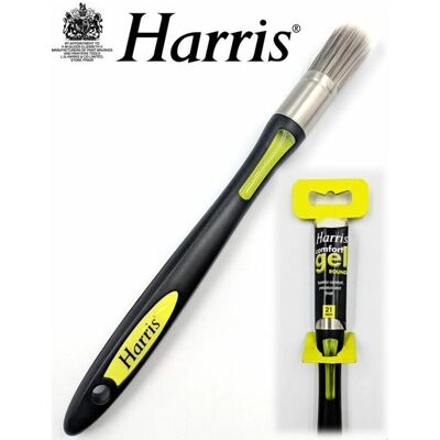 Harris - Gel Round Sash - 21mm - Corner Bristle - Paint Brush Harris - Gel Round Sash - 21mm - Corner Bristle - Paint Brush
