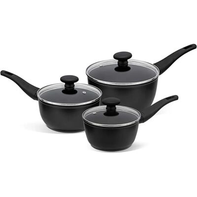 Prestige Thermo Smart Kochtopf-Set - Antihaft Induktion - Packung 3 Prestige Thermo Smart Kochtopf-Set - Antihaft Induktion - Packung 3