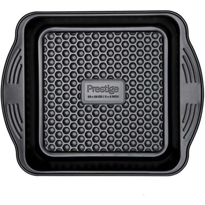 Prestige Aerolift Cake Tin Black Steel Square Baking Mould - 8" Prestige Aerolift Cake Tin Black Steel Square Baking Mould - 8"