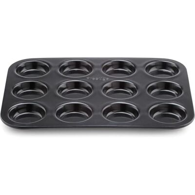 Prestige Inspire 12 Cup Bun Tin - Carbon Steel Non-Stick Baking Tray Prestige Inspire 12 Cup Bun Tin - Carbon Steel Non-Stick Baking Tray