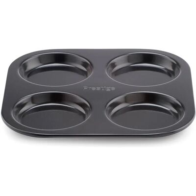 Prestige Inspire Yorkshire Pudding Tin - Baking Tin - Non-stick Carbon Steel - Black Prestige Inspire Yorkshire Pudding Tin - Baking Tin - Non-stick Carbon Steel - Black