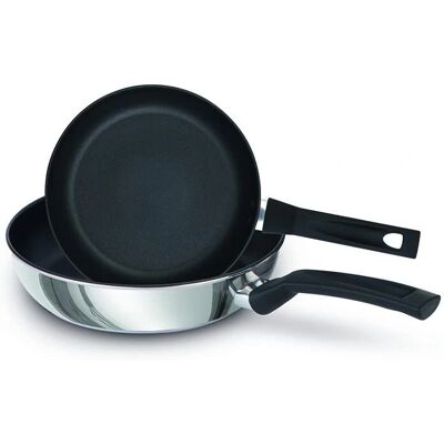 Prestige Edelstahl Pfannenset - 21 & 29 cm - Packung 2 Prestige Edelstahl Pfannenset - 21 & 29 cm - Packung 2
