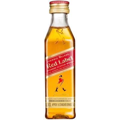 Johnnie Walker Red Label - Scotch Whisky 5cl Miniatur Johnnie Walker Red Label - Scotch Whisky 5cl Miniatur