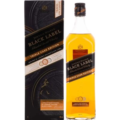 Johnnie Walker Black Label Triple Cask Edition - Whisky écossais mélangé - Publicité Johnnie Walker Black Label Triple Cask Edition - Whisky écossais mélangé - Publicité