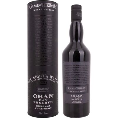 Oban Bay Reserve - La Garde de Nuit Whisky, 0,7L - Publicité Oban Bay Reserve - La Garde de Nuit Whisky, 0,7L - Publicité