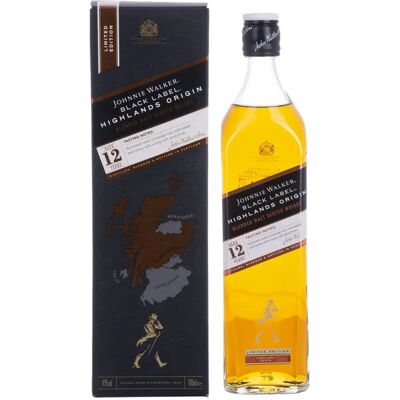 Johnnie Walker Black Label Highland Origin - 12 Years Old - Whisky Johnnie Walker Black Label Highland Origin - 12 Years Old - Whisky