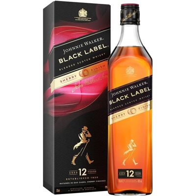 Johnnie Walker Black Label 12 Ans Finish Sherry - Whisky - Publicité Johnnie Walker Black Label 12 Ans Finish Sherry - Whisky - Publicité