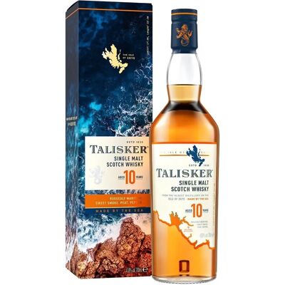 Talisker 10 Jahre Alter Single Malt Scotch Whisky - Whisky Talisker 10 Jahre Alter Single Malt Scotch Whisky - Whisky