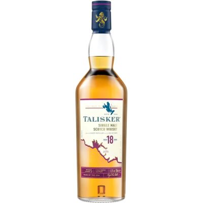 Talisker 18 Year Old Island Single Malt Scotch Whisky Talisker 18 Year Old Island Single Malt Scotch Whisky