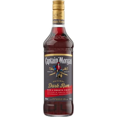 Captain Morgan Black Label - Dunkler Rum - 1L Captain Morgan Black Label - Dunkler Rum - 1L
