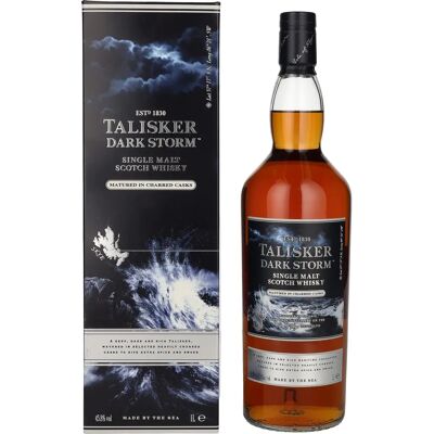 Talisker Dark Storm Single Malt Scotch Whisky - 45,8% Vol. 1L Geschenkset Talisker Dark Storm Single Malt Scotch Whisky - 45,8% Vol. 1L Geschenkset
