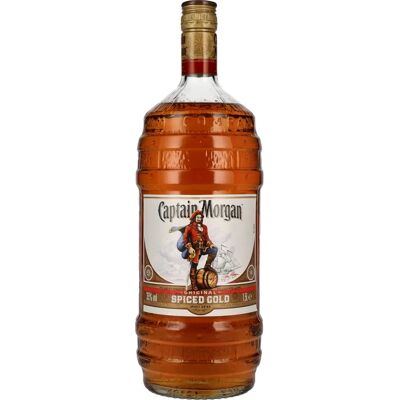 Captain Morgan Original Spiced Gold - 1,5l Barrel Bottle - Spirituose Captain Morgan Original Spiced Gold - 1,5l Barrel Bottle - Spirituose