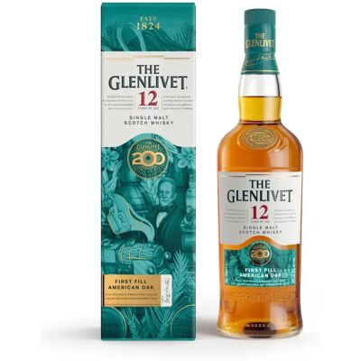 Glenlivet - 12 Jahre Alter First-Fill Amerikanische Eiche 200. Jubiläum - Whisky Glenlivet - 12 Jahre Alter First-Fill Amerikanische Eiche 200. Jubiläum - Whisky