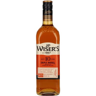 J.P. Wiser's 10 Ans Triple Barrel Whisky Canadien - Whisky - Publicité J.P. Wiser's 10 Ans Triple Barrel Whisky Canadien - Whisky - Publicité