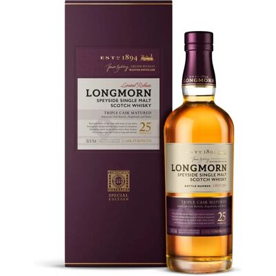 Longmorn 25 Years Old Speyside Single Malt Scotch Whisky - Whisky Longmorn 25 Years Old Speyside Single Malt Scotch Whisky - Whisky