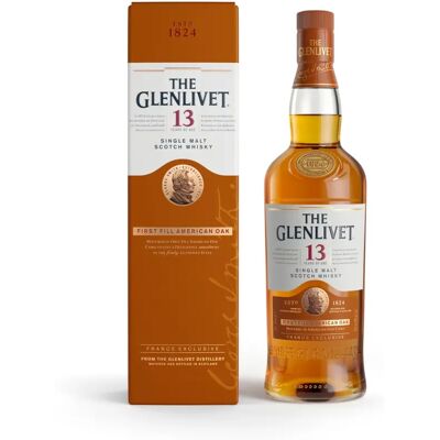 The Glenlivet 13 Jahre in Erstausfüllung Amerikanischer Eiche - Whisky im Geschenkkarton The Glenlivet 13 Jahre in Erstausfüllung Amerikanischer Eiche - Whisky im Geschenkkarton
