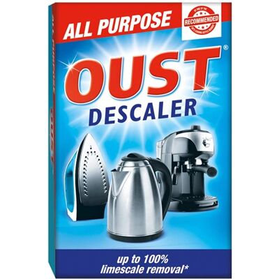 Dylon Oust All Purpose Descaler - Kettle, Iron, Coffee Machine - 3 Sachets Dylon Oust All Purpose Descaler - Kettle, Iron, Coffee Machine - 3 Sachets