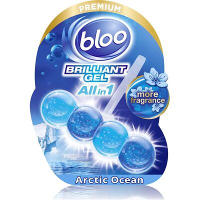 Bloo Arctic Ocean Toilet Rim Block - All-in-One Cleaner, 42g Bloo Arctic Ocean Toilet Rim Block - All-in-One Cleaner, 42g