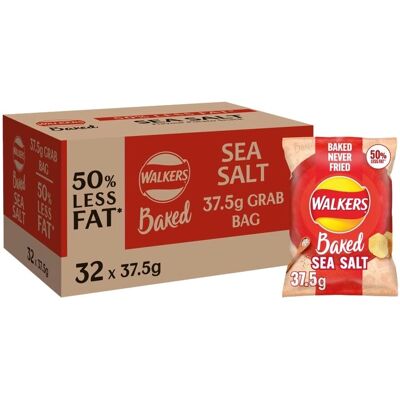 Walkers Baked Ready Salted Pack - Crisps Walkers Baked Ready Salted Pack - Crisps