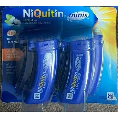 NiQuitin Minis Mint 4mg Lozenges - Smoking Cessation NiQuitin Minis Mint 4mg Lozenges - Smoking Cessation