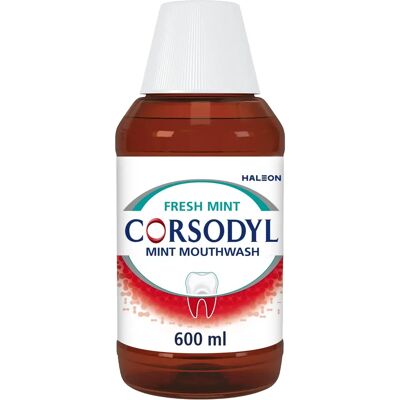 Corsodyl Corsodyl Mint Mouthwash - 600ml - Gum & Bleeding Gums Corsodyl Corsodyl Mint Mouthwash - 600ml - Gum & Bleeding Gums