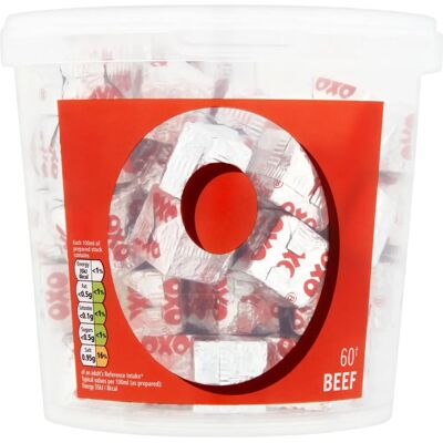 OXO - 60 Beef Stock Cubes 378g - 60 cubes - 378g - Beef stock cubes OXO - 60 Beef Stock Cubes 378g - 60 cubes - 378g - Beef stock cubes