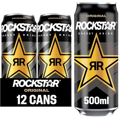 Rockstar - Original - Caffeine 200 mg - Energy Drink Rockstar - Original - Caffeine 200 mg - Energy Drink