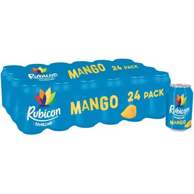 Rubicon - Sparkling Mango - 24 x 330ml - Beverage Rubicon - Sparkling Mango - 24 x 330ml - Beverage