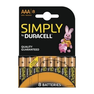 Baterías alcalinas AAA Duracell 002463 - Baterías Baterías alcalinas AAA Duracell 002463 - Baterías