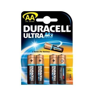 Duracell Ultra M3 - Baterías alcalinas duraderas para control remoto, cámara - Batería Duracell Ultra M3 - Baterías alcalinas duraderas para control remoto, cámara - Batería