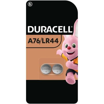 Duracell LR44 Modèle - Pack de 2 Piles Bouton - Publicité Duracell LR44 Modèle - Pack de 2 Piles Bouton - Publicité