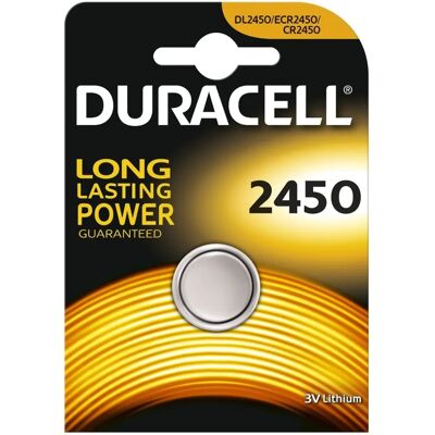 Duracell DL2450 Pile Bouton Lithium - Button Cell Battery - Publicité Duracell DL2450 Pile Bouton Lithium - Button Cell Battery - Publicité