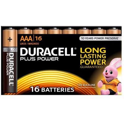 Duracell Duracell MN2400B16 Piles AA - Puissance Fiable Quotidienne - Publicité Duracell Duracell MN2400B16 Piles AA - Puissance Fiable Quotidienne - Publicité