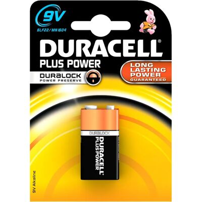 Duracell 9V Alkaline Battery - Power Series Duracell 9V Alkaline Battery - Power Series
