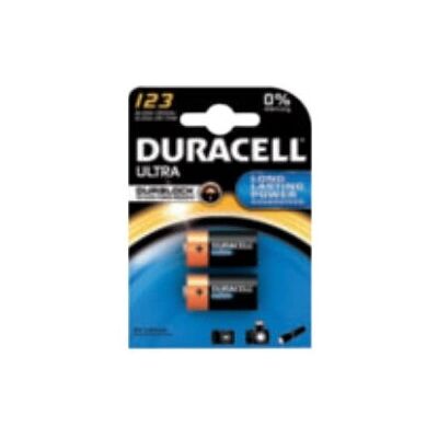 Duracell Ultra 123 Litiumbatteri - CR123A, 3V, 2-pack Duracell Ultra 123 Litiumbatteri - CR123A, 3V, 2-pack