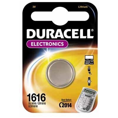 Duracell Duracell CR1616 Lithium Battery - Coin Cell 3V Duracell Duracell CR1616 Lithium Battery - Coin Cell 3V