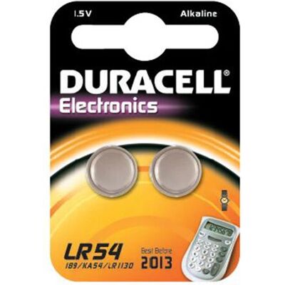 Duracell LR54 Metallic Silver - Battery Duracell LR54 Metallic Silver - Battery