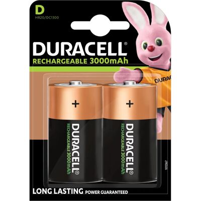 Duracell HR20 3000mAh Opladdbar D Batteri - Batteri Duracell HR20 3000mAh Opladdbar D Batteri - Batteri